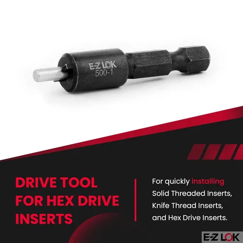 Miniatura 2 de E-Z LOK Herramienta de accionamiento - Opcional - Uso con 329-008, 450-4, 450-5, 550-008, 303-008, 453-4, 453-5, 316-008, 400-008, 400-M4