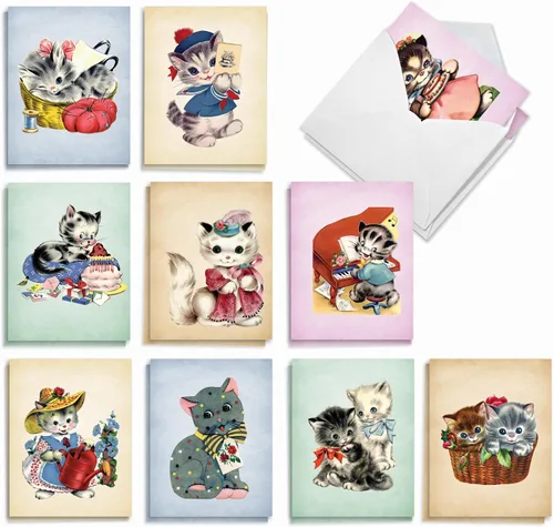 Miniatura 17 de The Best Card Company Juego de 20 tarjetas de cumpleaños surtidas de 4 x 5.12 pulgadas con sobres para hombres, mujeres y niños (diseños de 10 x 2)
