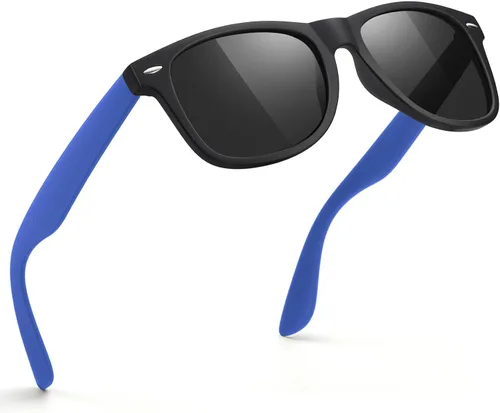 Miniatura 69 de FEIDUSUN Lentes de sol polarizados para hombre y mujer, lentes de sol retro negros para conducir, pescar, protección UV