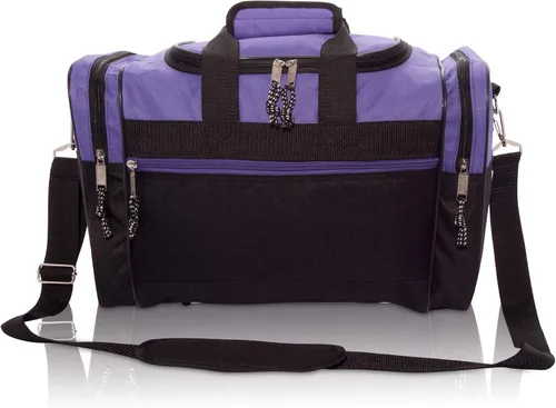 Miniatura 39 de Bolsa de lona, de DALIX, para el gimnasio, para viajar, 17 pulgadas