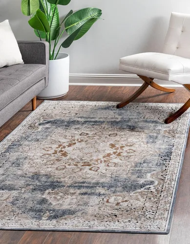 Miniatura 25 de Unique Loom Chateau Collection - Alfombra de área Roosevelt (2' 2" x 3' 1", rectangular, caqui/beige)