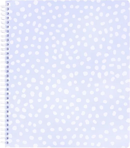 Miniatura 2 de Steel Mill & Co - Lindo cuaderno de espiral grande con rayas universitarias, 11 x 9.5 pulgadas con tapa dura duradera y 160 páginas forradas, puntos