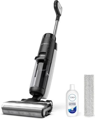 Tineco Floor ONE S7 PRO Aspiradora Inalámbrica Húmeda y Seca, Trapeador Limpiador de Pisos Inteligente para Pisos Duros, Largo Tiempo de