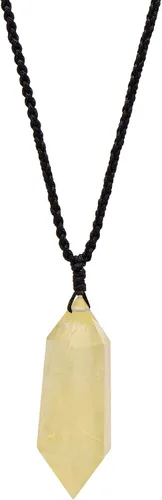 Miniatura 12 de Collar grande de cristal curativo de 2 pulgadas, colgante mineral natural con cordón ajustable