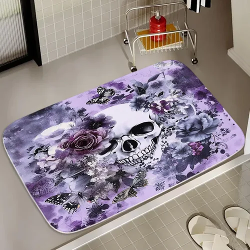 Miniatura 8 de Alfombra de baño de terciopelo coral con diseño náutico de tortugas marinas, animales de playa, tapete de ducha antideslizante para baño de océano