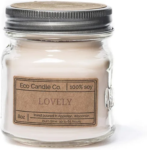 Miniatura 39 de Eco Candle Co. Vela Reciclada, Gardenia y Guayaba, 6 oz. – Aromas de Gardenia, Jazmín, Guayaba y Verdes Tropicales – 100% Cera de Soja, Sin Plomo