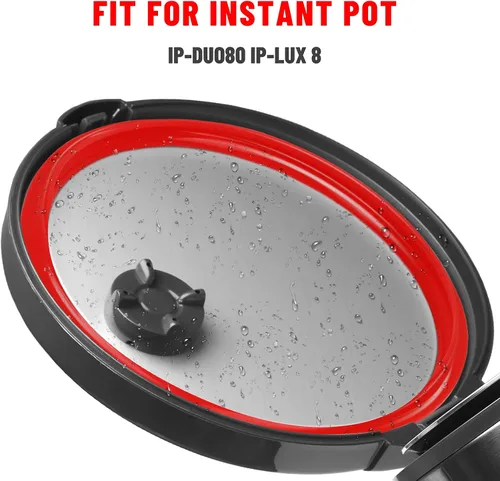Miniatura 2 de Mocoosy Paquete de 3 anillos de sellado de silicona para olla instantánea de 8 cuartos de galón, junta de repuesto de 8 cuartos de galón, sin BPA
