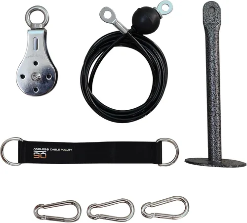 Polea de cable - Máquina LAT y sustituto de cable para entrenamientos de cuerpo completo con pesas