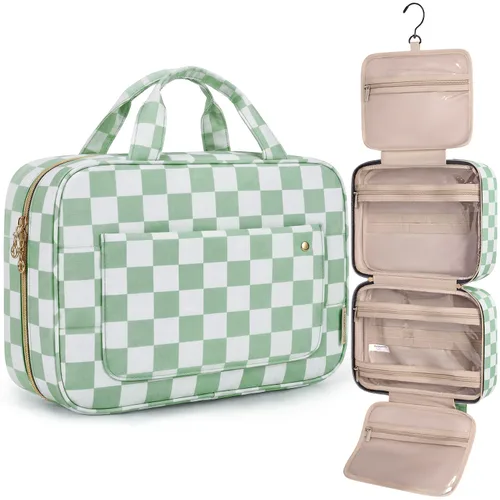 Miniatura 21 de Bolsa de viaje con gancho para colgar, resistente al agua, organizador de cosméticos, bolsa de viaje para accesorios, champú, contenedor
