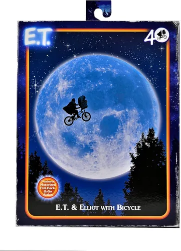 Miniatura 3 de NECA - E.T. La figura de acción a escala de 7 ″ del 40 aniversario extraterrestre – Elliott & E.T. en bicicleta