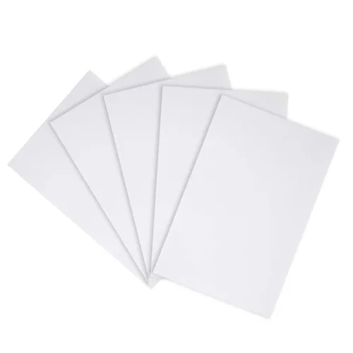 Miniatura 16 de uxcell Hojas de plástico corrugado, letreros negros en blanco de 0.118 pulgadas para patio, 8 x 12 pulgadas, tablero impermeable en blanco, 5 piezas