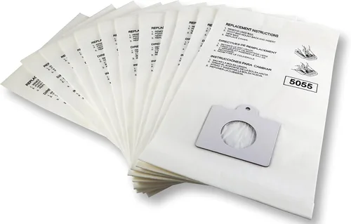 K&J - Bolsas de aspiradora tipo C para aspiradoras con depósito Kenmore C, Q Panasonic C-5 (12 unidades)