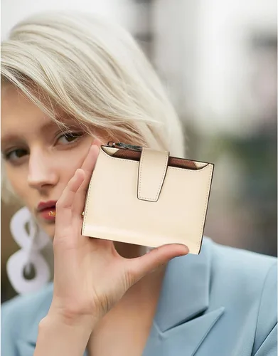 Miniatura 6 de FALAN MULE Cartera pequeña para mujer, de cuero, plegable, compacta, con bloqueo RFID, pequeña cartera para mujer