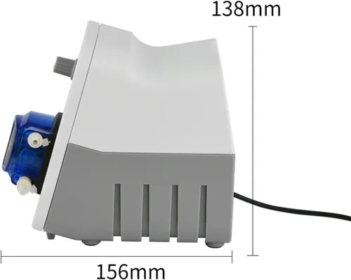 Miniatura 4 de 120-300ml/min KCPA300 Mini Peristaltic Pump 24V DC Motor 4mmx7.2mm with Adjustable Flow Gear Structure(Us)