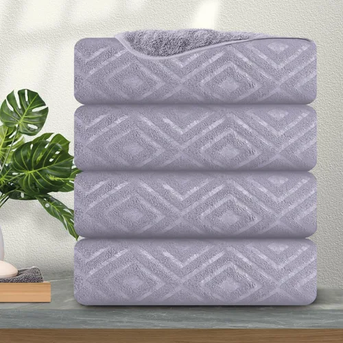 Miniatura 38 de Ferdilan - Juego de 4 toallas de baño grandes de 35 x 70 pulgadas, 600 GSM, ultra suaves y absorbentes, para silla de baño, color negro, toallas