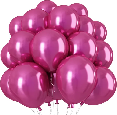 Miniatura 27 de Globos cromados verdes, 50 unidades de 10 pulgadas, globos metálicos de doble capa de color verde claro brillantes y gruesos, globos de látex