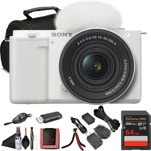 Miniatura 10 de Sony ZV-E10 - Kit de cámara sin espejo con lente de zoom de potencia de 16-50mm II (negro) Sensor APS-C Herramienta compacta para creadores +