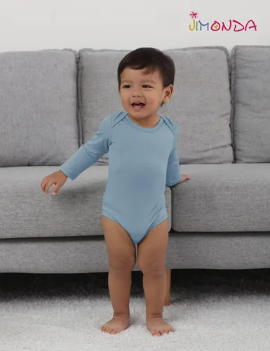 Miniatura 5 de Jimonda Mameluco de bambú de manga larga para bebé, niño, niña, 0-24 meses