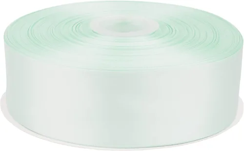 Miniatura 99 de Cinta de satén de doble cara de 1-1/2 pulgadas x 100 yardas, cinta de poliéster negra para envolver regalos, decoración de boda, arreglos florales