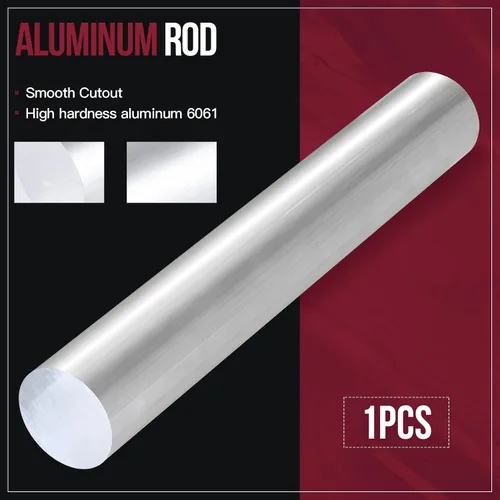 Miniatura 5 de Barra redonda de aluminio de 2 pulgadas de diámetro largo 13 "barra redonda de aluminio 6061 T6511 sólido nuevo molino Stock (1)
