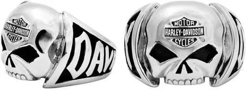 Miniatura 2 de Harley-Davidson HSR0004 - Anillo de calavera para hombre