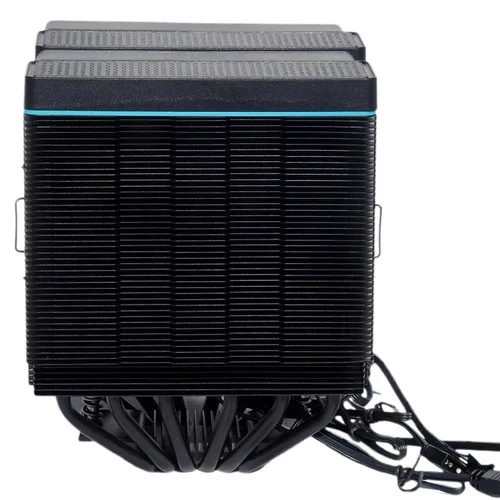 Miniatura 7 de Ventilador de refrigeración por aire IX20 ARGB Twin Tower CPU Cooler 6 tubos de calor de cobre, 5.00 x 5.4 x 6.2 pulgadas, AMD AM4/AM5 e Intel LGA