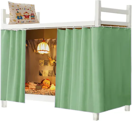 Miniatura 7 de Navhao 1 panel de cortinas opacas para litera, toldo grueso de privacidad para dormitorio, hogar, hombres y mujeres