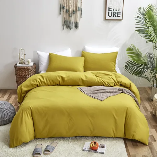 Miniatura 178 de CLOTHKNOW - Juego de edredón verde militar tamaño completo de 3 piezas, juego de ropa de cama verde oscuro, edredón suave con 2 fundas de almohada