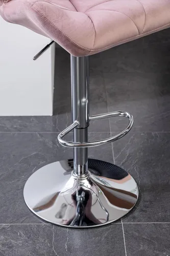 Miniatura 10 de Roundhill Furniture Breni - Taburetes de bar giratorios de terciopelo con diamantes de altura ajustable, juego de 2, color malva