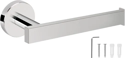 Miniatura 9 de NearMoon Soporte cuadrado de papel higiénico para baño, acero inoxidable SUS304 de alta calidad, montado en la pared, para baño, cocina, baño Níquel