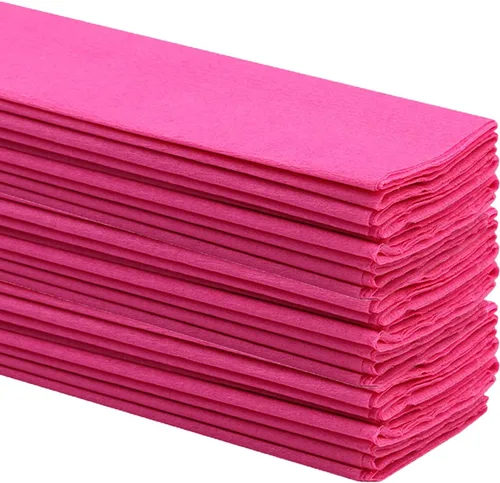 Miniatura 9 de Pliegues de papel crepé (30 hojas), 20 pulgadas de ancho por 3.2 pies de largo, papel crepé mexicano, 21 colores surtidos (verde claro)