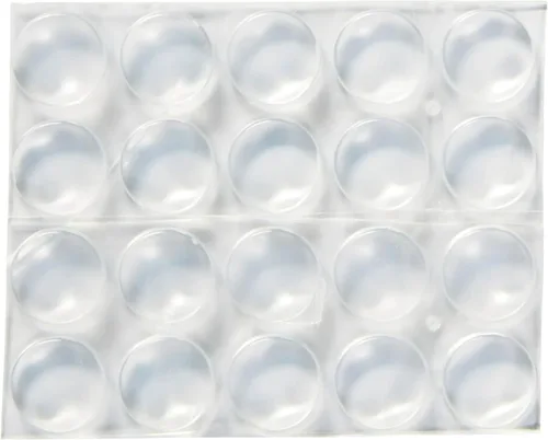 Miniatura 2 de Scotch Almohadillas Adhesivas Transparentes para Topes, 20 PCS, Almohadillas de Goma Autoadhesivas de 1/2" Redondas, Topes de Goma para Puertas