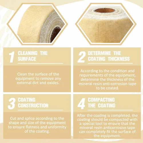 Miniatura 4 de Cinta de protección contra la corrosión para tuberías de 2 pulgadas x 33 pies, impermeable, partes hidráulicas, cinta de grasa para conductos