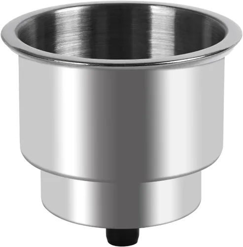 Miniatura 7 de Portavasos de acero inoxidable Goture con drenaje para barco marino, caravana, RV, caña de pescar