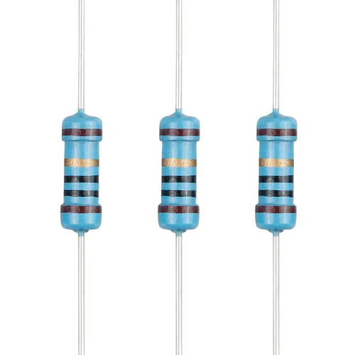 Miniatura 86 de 100 resistencias de 1 ohm 1/2 W (0.5 vatios) ±1% tolerancia de película metálica, resistencia fija de múltiples valores de resistencia opcional