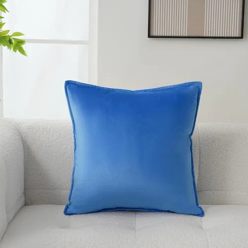 Miniatura 6 de JIAHANNHA Fundas de cojín de terciopelo azul real 12x20 pulgadas Paquete de 2 fundas de cojín decorativas cuadradas suaves para sofá, sillón, cama