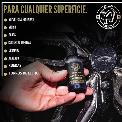Miniatura 6 de Adam's Polishes Revestimiento de cerámica de grafeno avanzado 10H para detallado de autos, más de 9 años de protección del automóvil y tecnología
