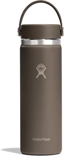 Miniatura 100 de Hydro Flask - Botella de agua de acero inoxidable aislada - Boca ancha con tapa flexible, sin derrame, a prueba de fugas y recargable de 40 oz Negro