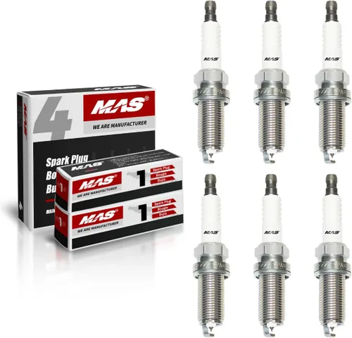 MAS Juego de 6 bujías iridio compatibles con 4469 Chrysler Dodge Challenger Hyundai Jeep Cherokee Nissan Altima Toyota Reemplazo LFR5AIX11