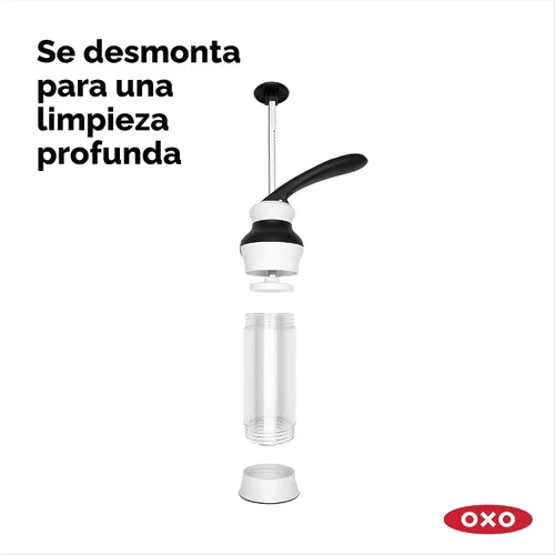 Miniatura 9 de OXO Good Grips Juego de Prensa para Galletas de 14 Piezas, Prensa para Galletas con 12 Discos de Acero Inoxidable y Estuche de Almacenamiento