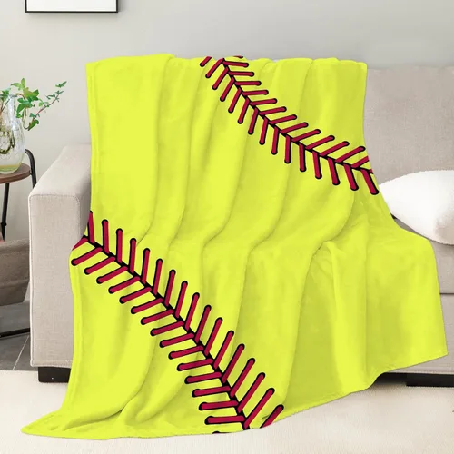 Miniatura 8 de Manta de béisbol suave, regalos para niños de 8 a 12 años, cosas para amantes del béisbol, manta de forro polar única para niños pequeños