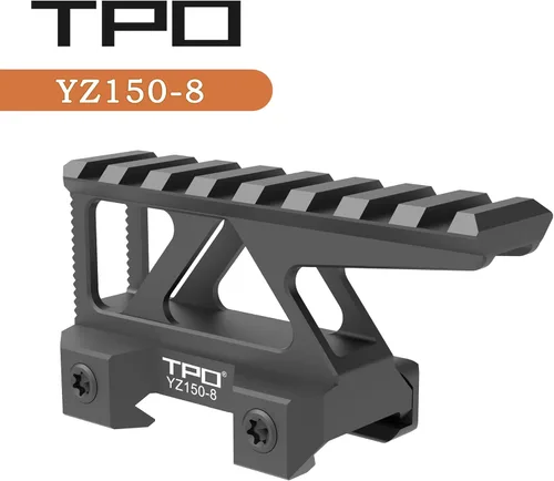 Miniatura 2 de Picatinny Rail Riser Mount 1.50" Altura 3.5" Largo 8-Slot (YZ150-8)