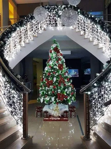 Miniatura 6 de Toodour Luces de Carámbanos de Navidad para Exteriores, 360 LED 29.5 pies 8 Modos Luces de Hada de Carámbanos en Cadena con 60 Gotas, Luces LED