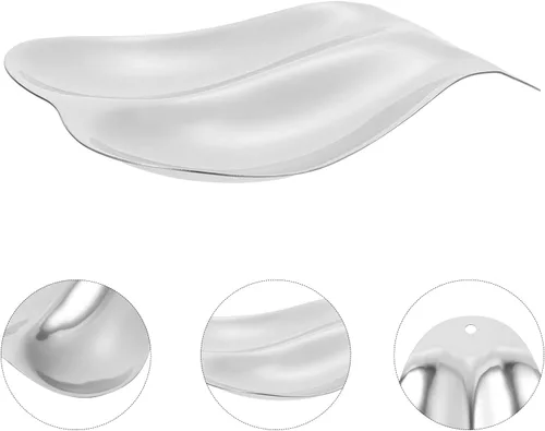 Miniatura 8 de DOITOOL Soporte para cuchara doble de acero inoxidable, soporte grande para cucharón de sopa de pátula, soporte para cuchara para cocina