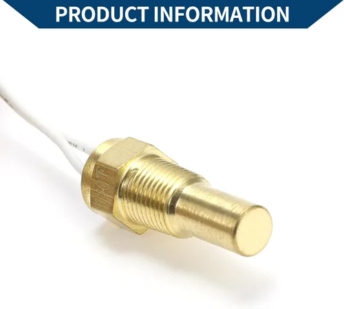 Miniatura 5 de Kit de sensor universal de temperatura de agua de 12 V/24 V, adaptador rojo de 1/8 "NPT 1.02" 180'F encendido - 165'F apagado para radiador