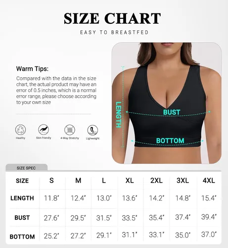 Miniatura 6 de Bralette cómodo de espalda cruzada para mujer, 5
