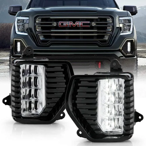 ACANII - Para GMC Sierra 1500 2022 Sierra 1500 Limited 2019-2021, luces antiniebla LED Bumer con interruptor izquierdo+derecho