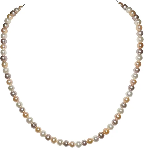Orien Jewelry Collares de perlas cultivadas de agua dulce multicolor de 0.197-0.354 in para mujeres 16-48 pulgadas de calidad AA