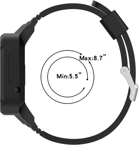 Miniatura 5 de Senter Correa de repuesto de goma para reloj Redmi 2 lite/MI Watch Lite 2/MI Watch Lite/Redmi 2/Redmi Smart Watch, funda protectora resistente