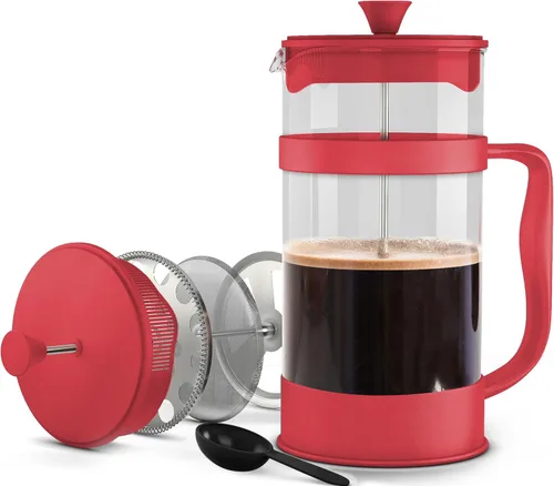 Miniatura 14 de Utopia Kitchen Cafetera de prensa francesa de 12 onzas, 0.35 litros, tetera, prensas de café de viaje, resistente al calor, olla de borosilicato